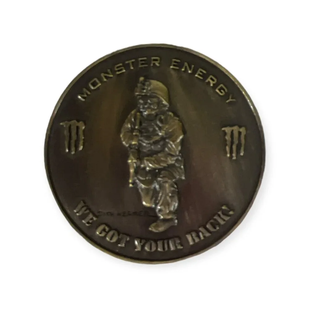 RARE!‎ Monster Energy We Got Your Back Dick Kramer Challenge Coin